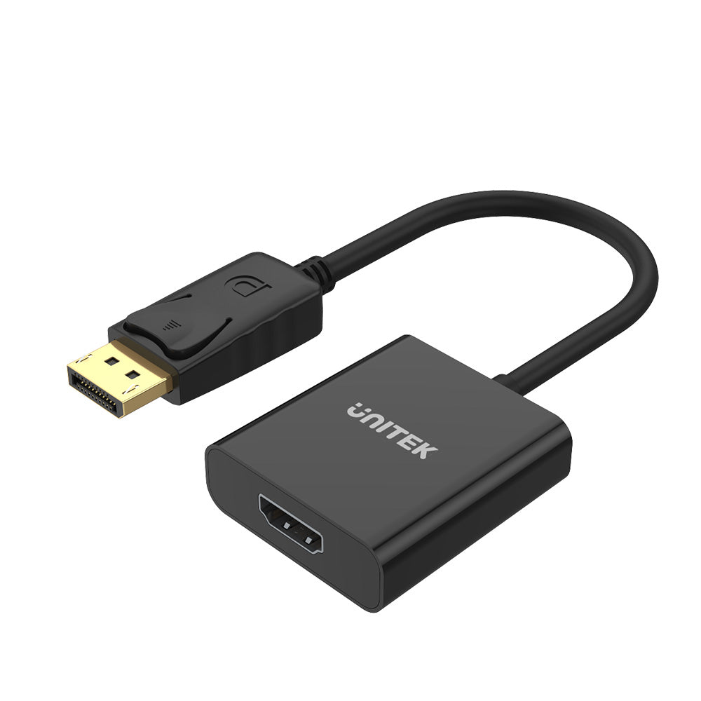 Displayport to HDMI 変換 アダプタ コネクタ フルHD 黒