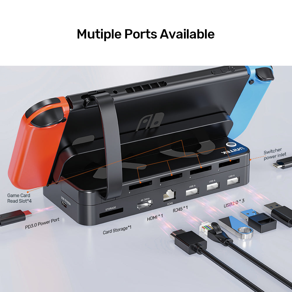 Gaming Docking Station with Remote