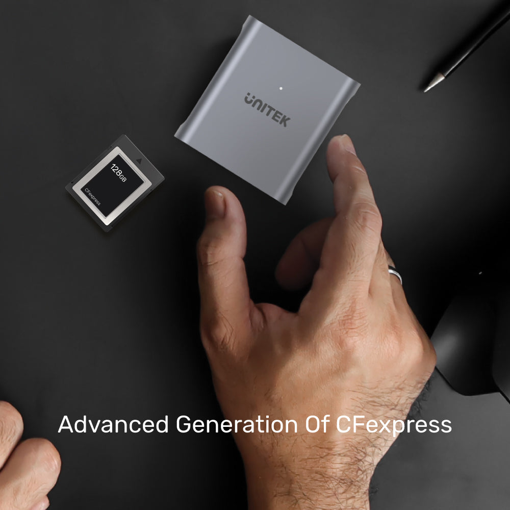 CFexpress2.0 USB 10Gbps 알루미늄 카드 리더기