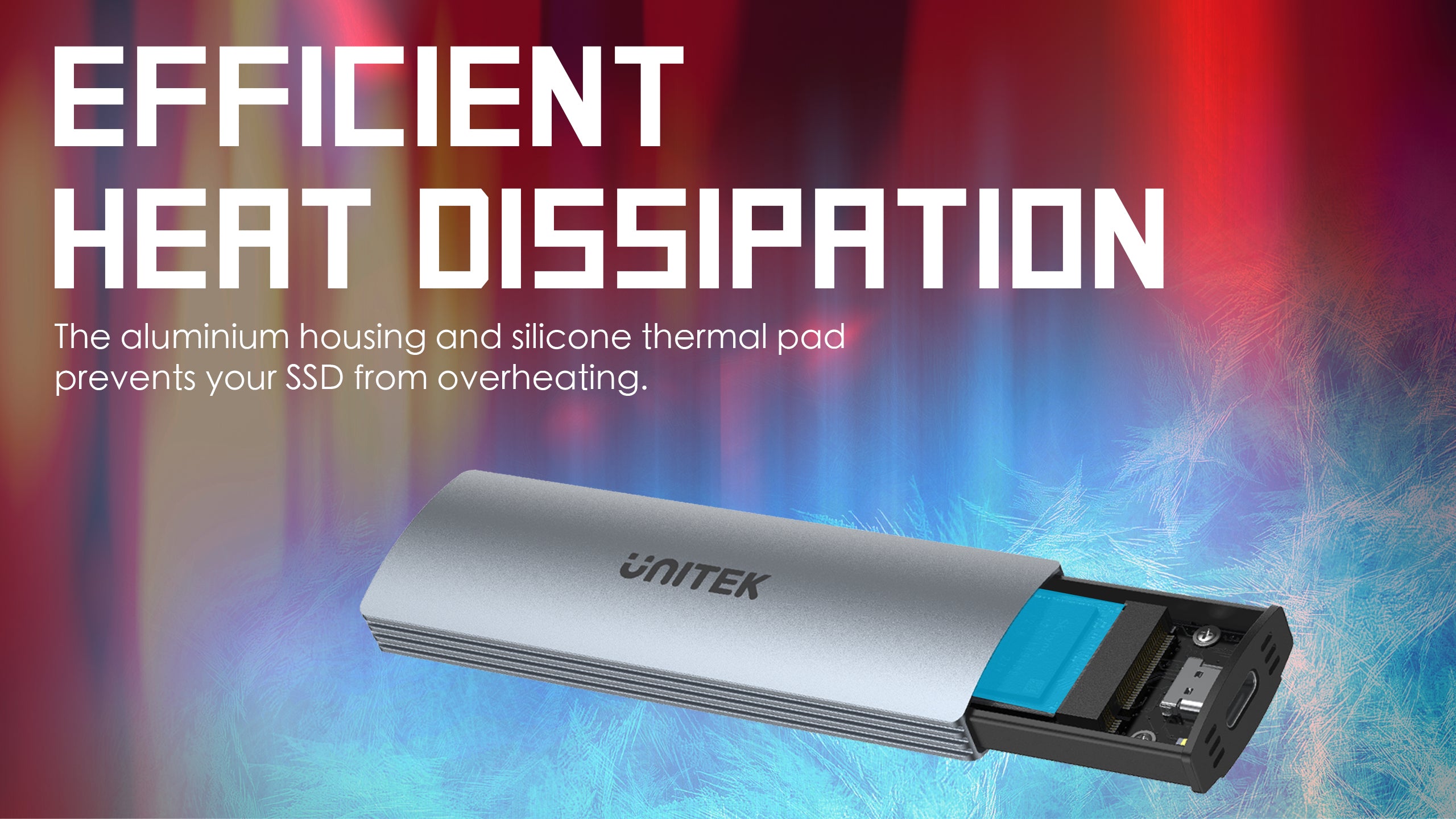 uDrive M.2 Enclosure NVMe/SATA 10Gbps