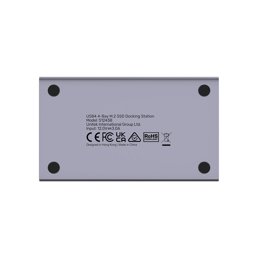 USB4 4ベイ M.2 SSDドッキングステーション