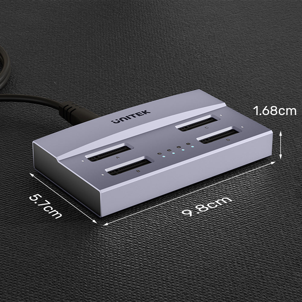 USB4 4ベイ M.2 SSDドッキングステーション
