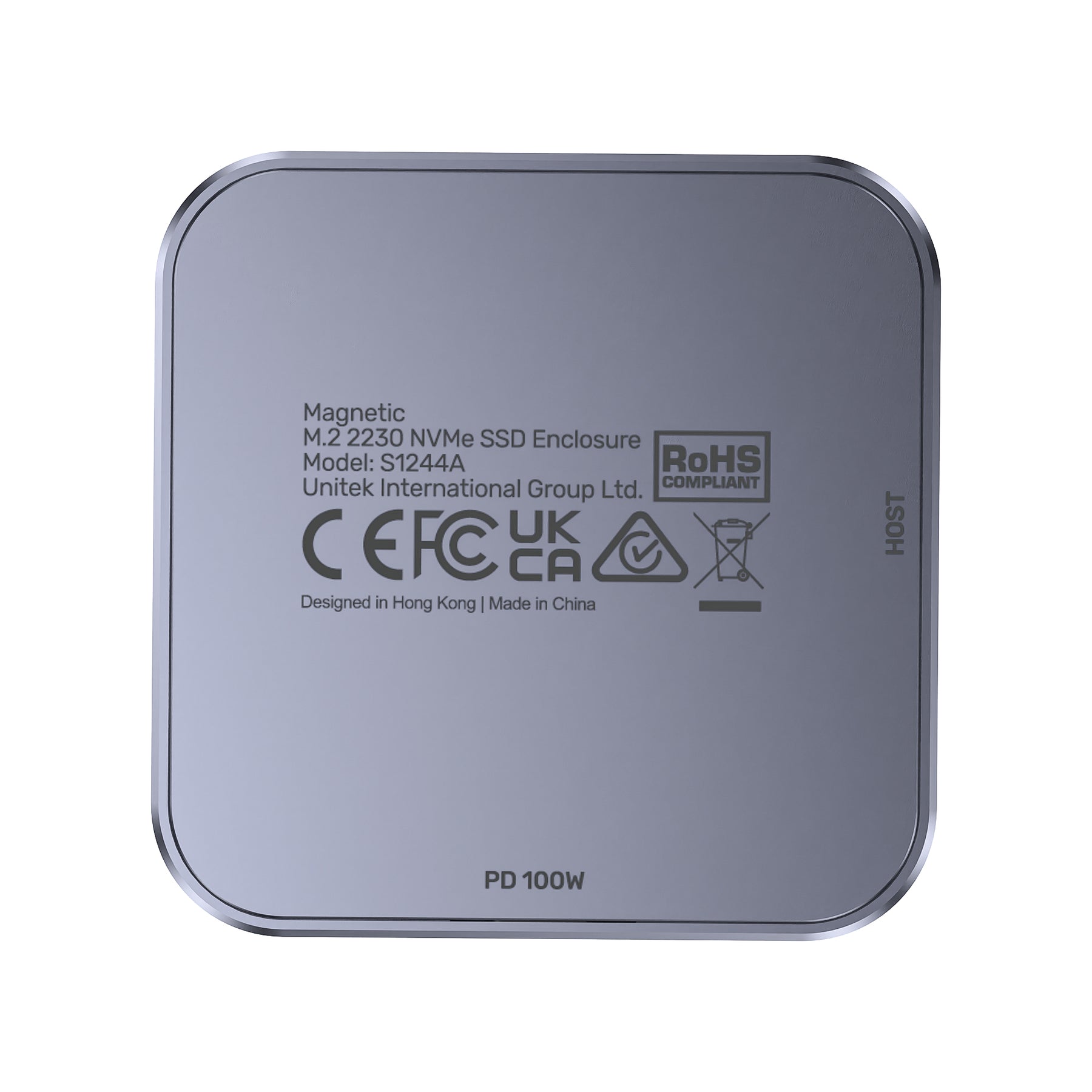 Magnetic M.2 2230 NVMe SSD Enclosure