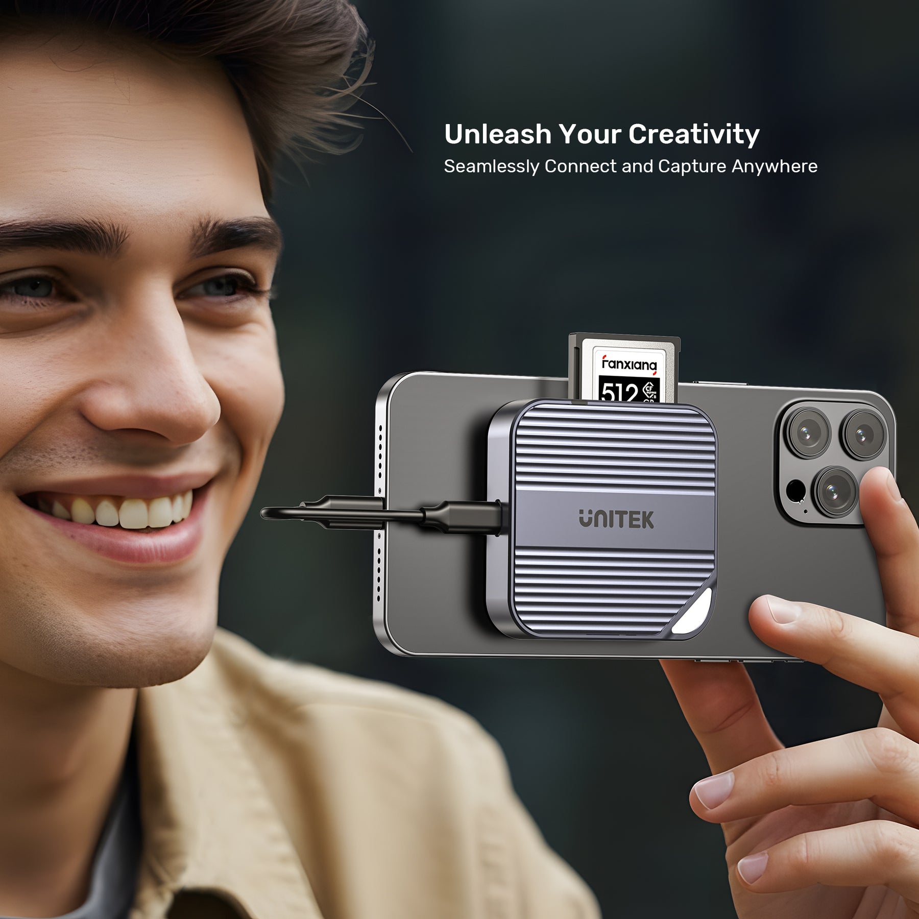 Magnetic CFExpress Type B Card Reader