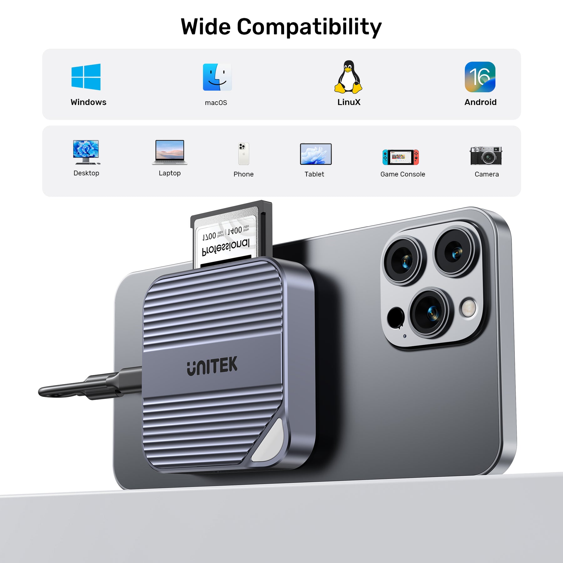 Magnetic CFExpress Type B Card Reader