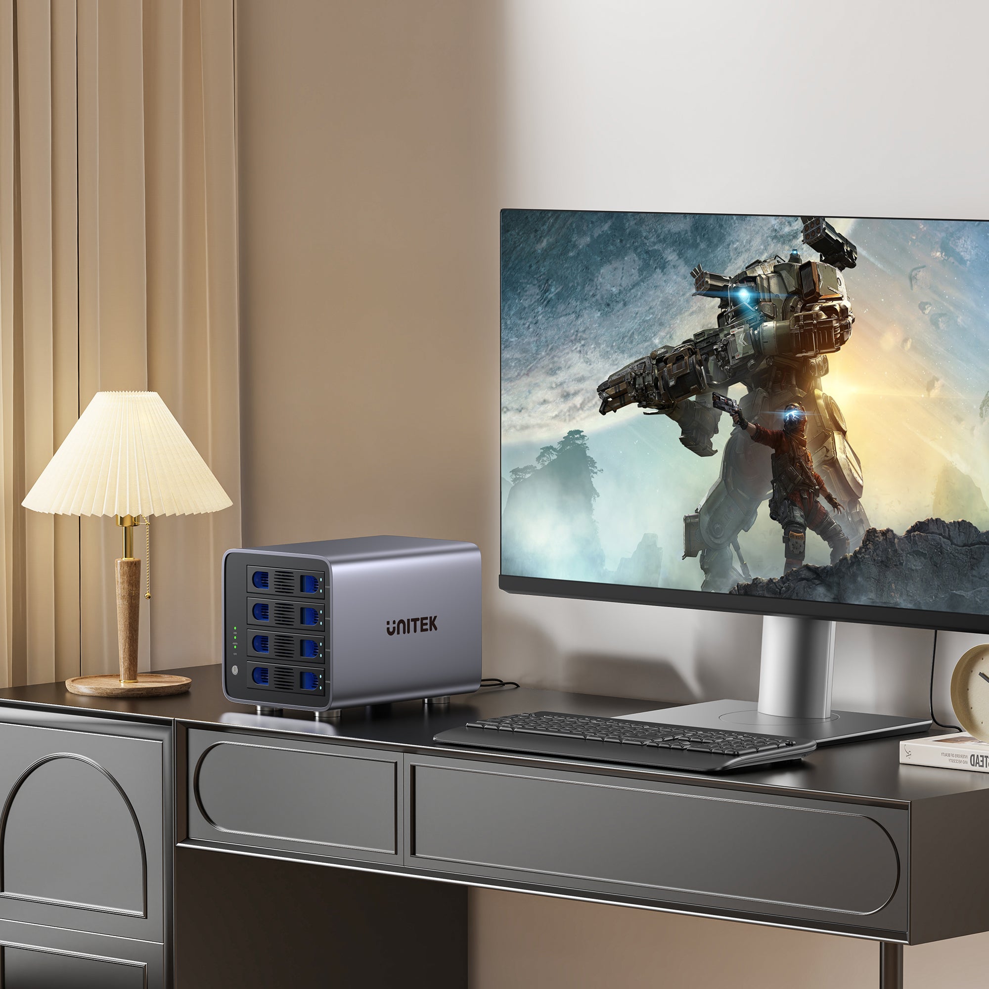 4 Bay RAID External Hard Drive Enclosure