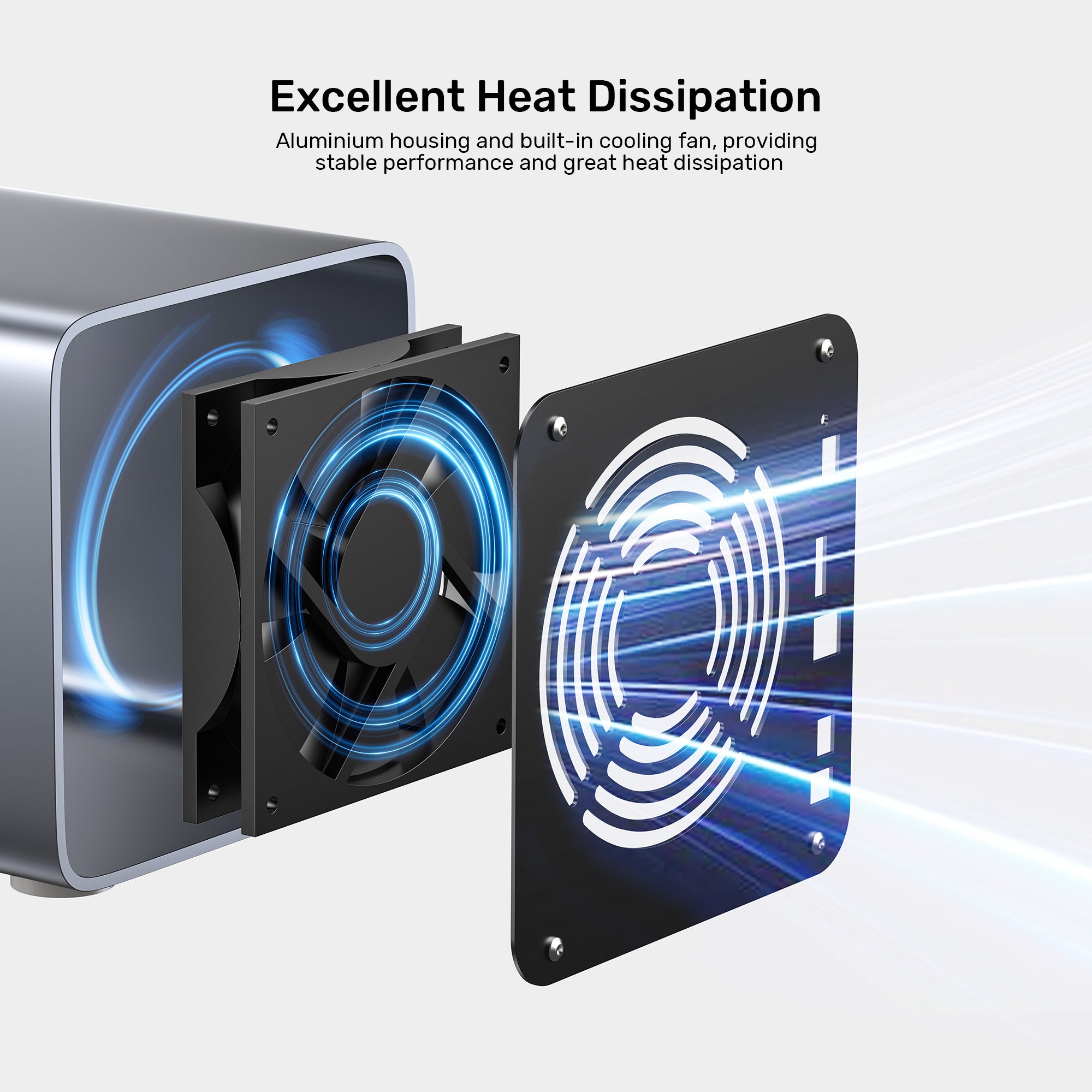 4 Bay RAID External Hard Drive Enclosure