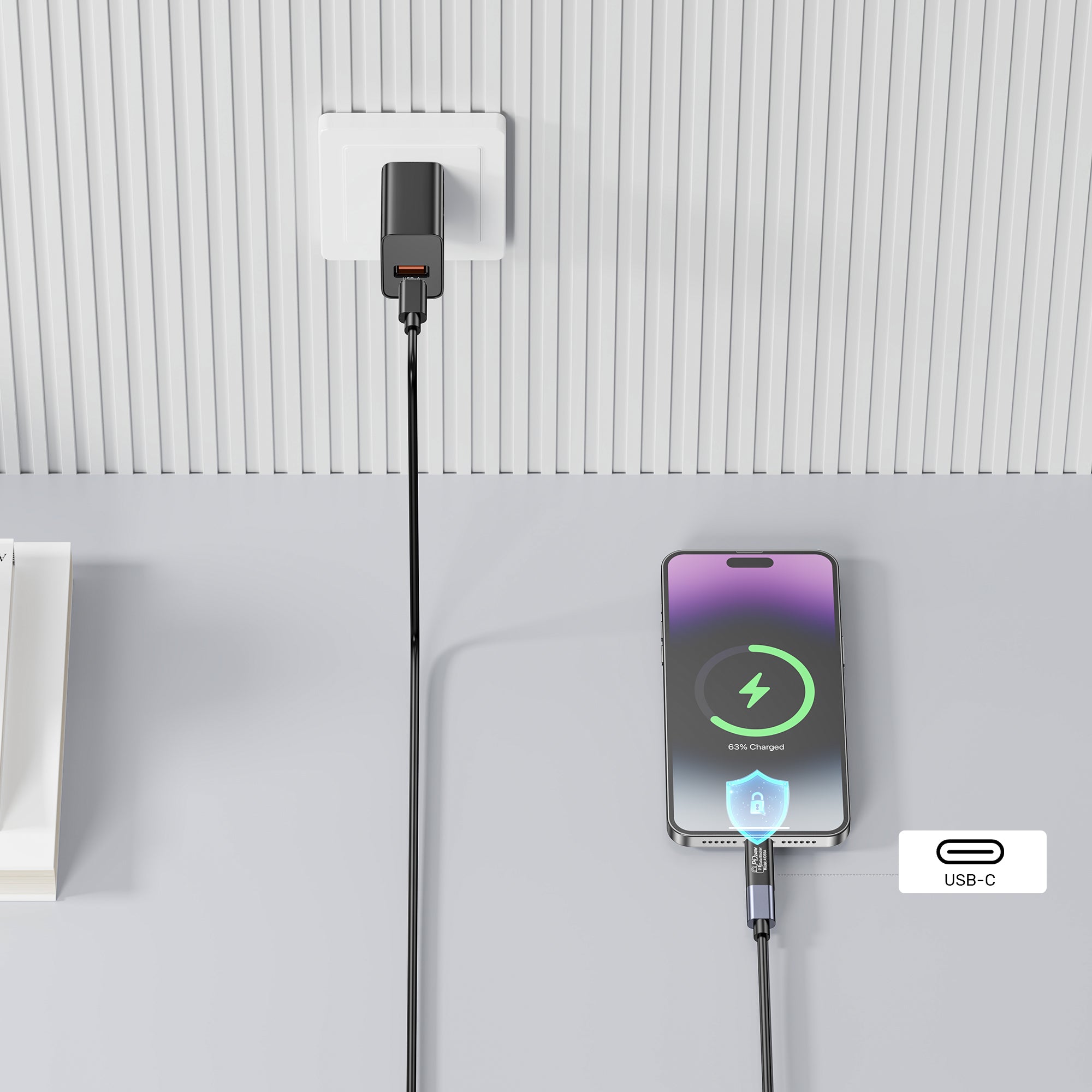 DataShield USB-C Data Blocker Adapter