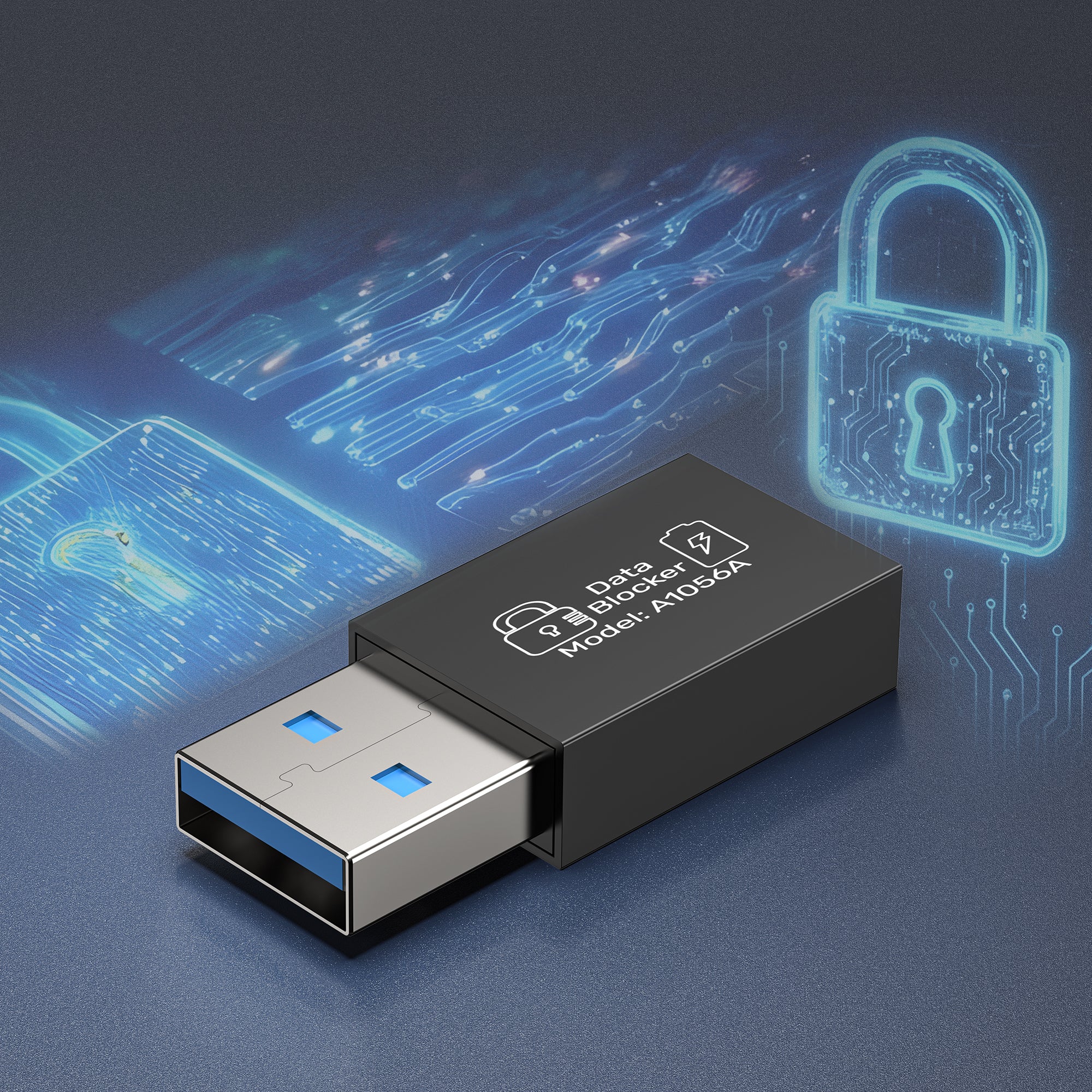 DataShield USB-A Data Blocker Adapter