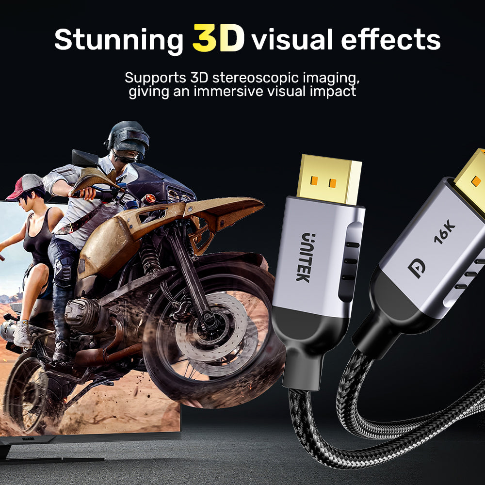 Gaming 8K@120Hz DisplayPort 2.1 Cable