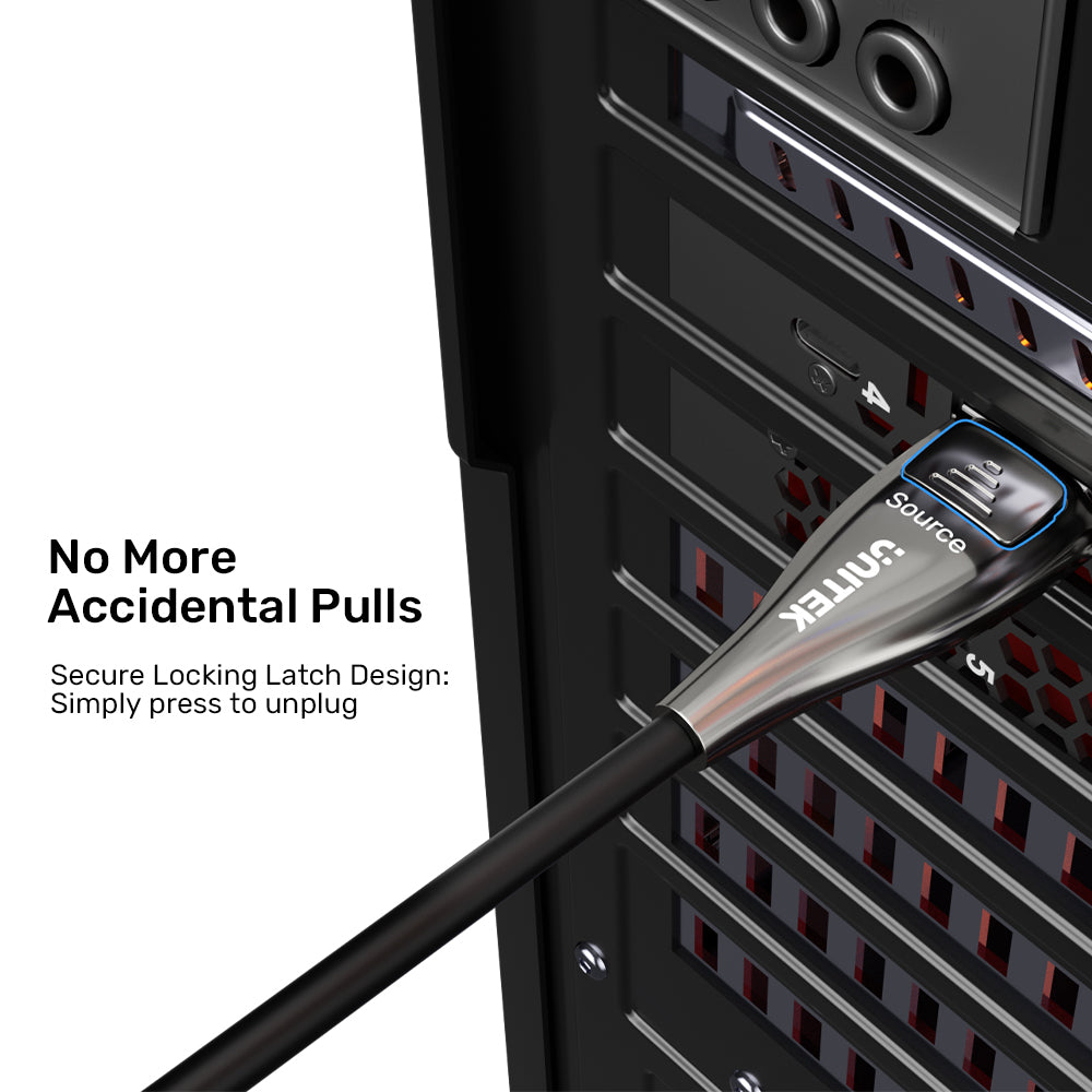 8K Fiber Optic DisplayPort 2.1 Cable