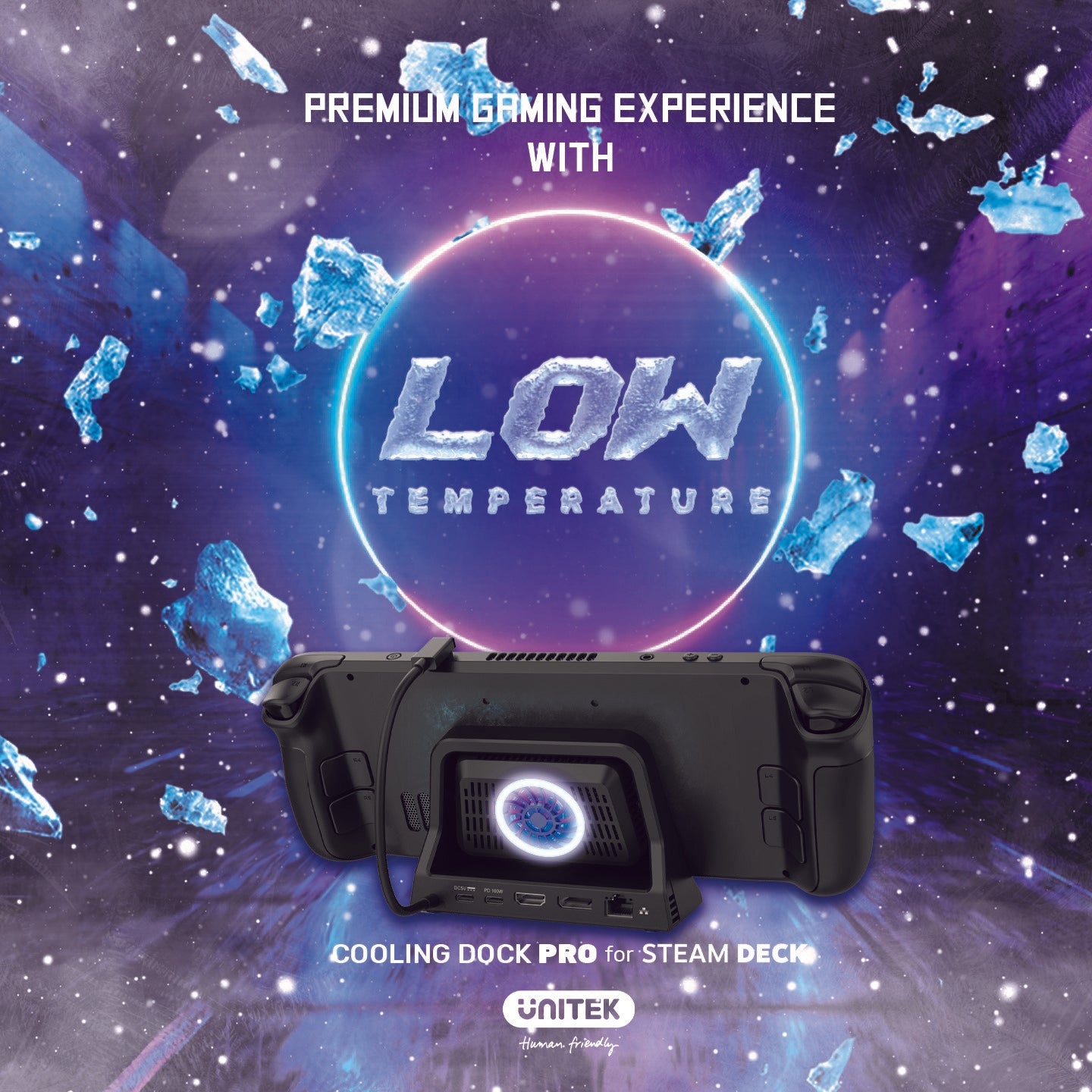 Cooling Dock Pro for Steam Deck