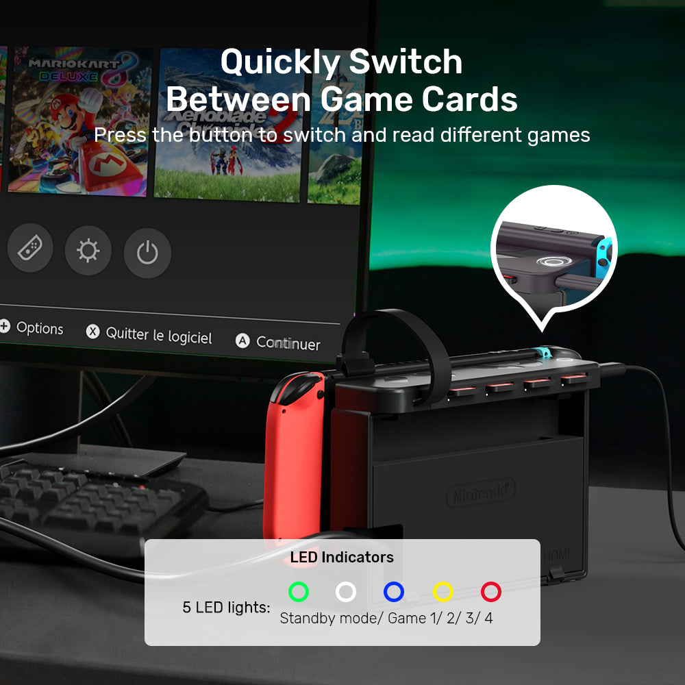 4-in-1 Game Card Reader