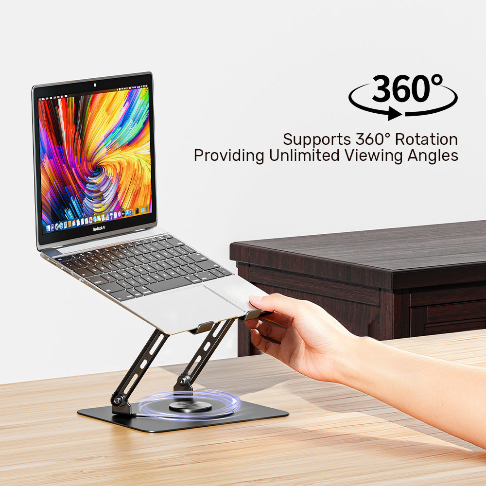 Adjustable Laptop Stand with Detachable Cooling Fan