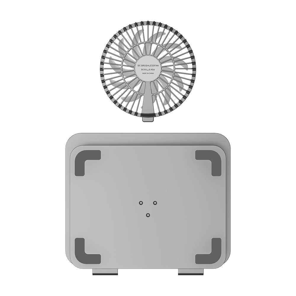 Adjustable Laptop Stand with Detachable Cooling Fan