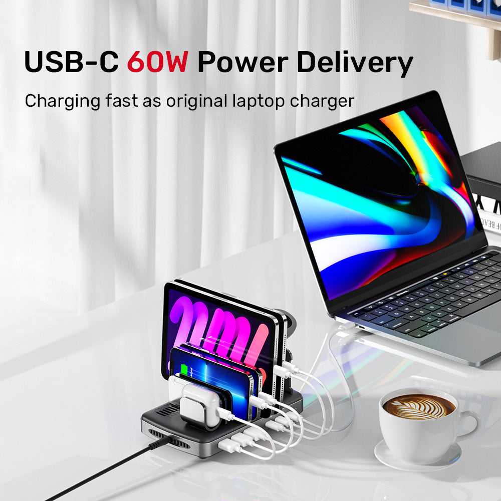 uCharge Station 80W 6-in-1 전력 공급