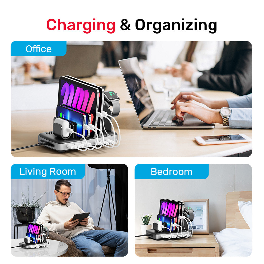 uCharge Station 80W 6-in-1 전력 공급