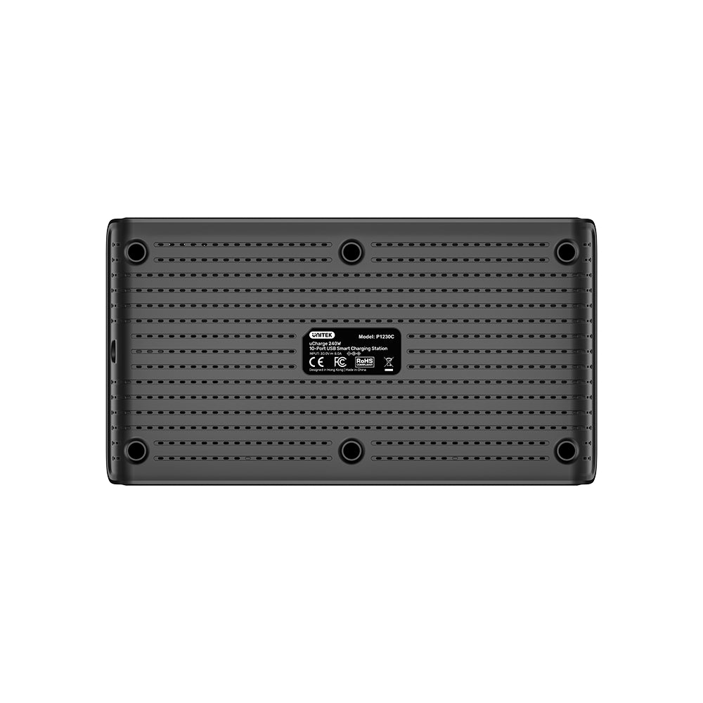 uCharge 240W 10ポートUSBスマート充電ステーション
