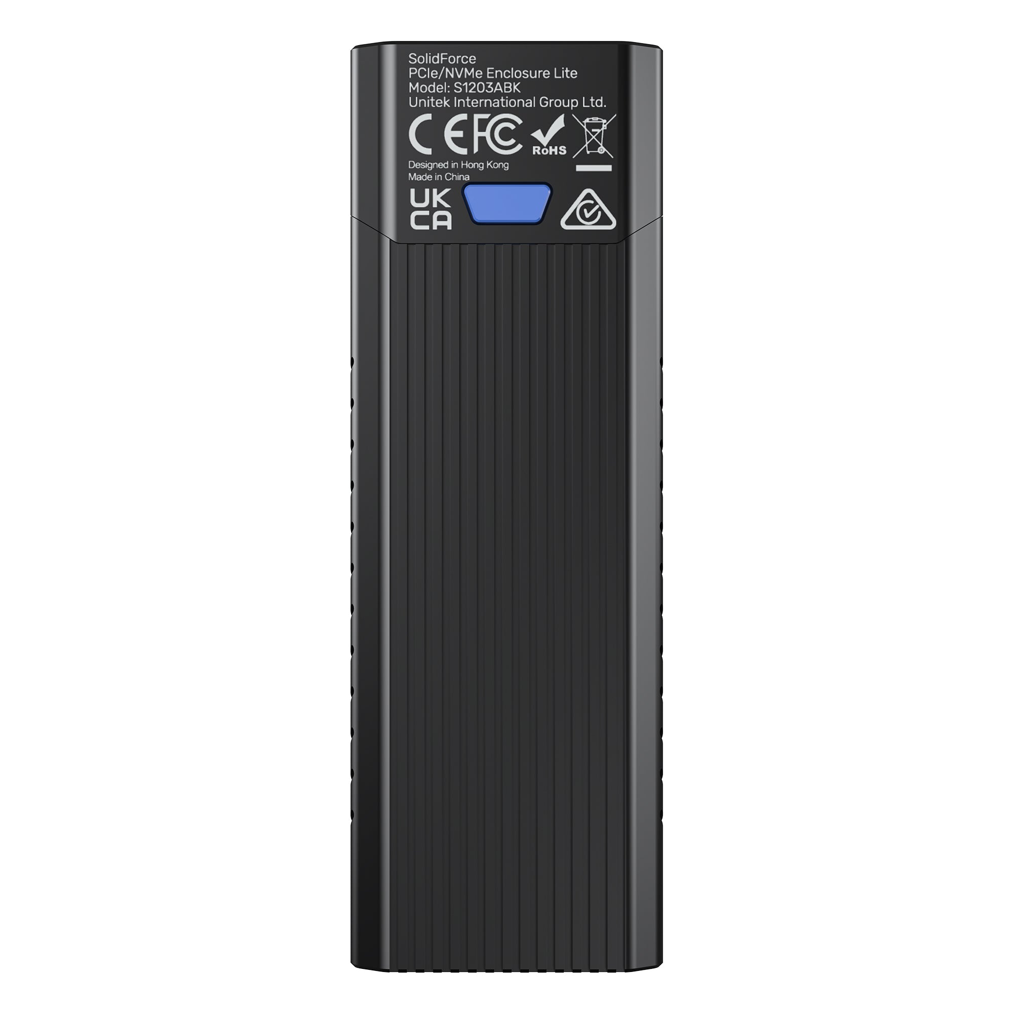 SolidForce PCIe/NVMe M.2 SSD エンクロージャ ライト