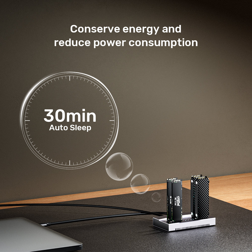 USB4 4-Bay M.2 SSD Docking Station