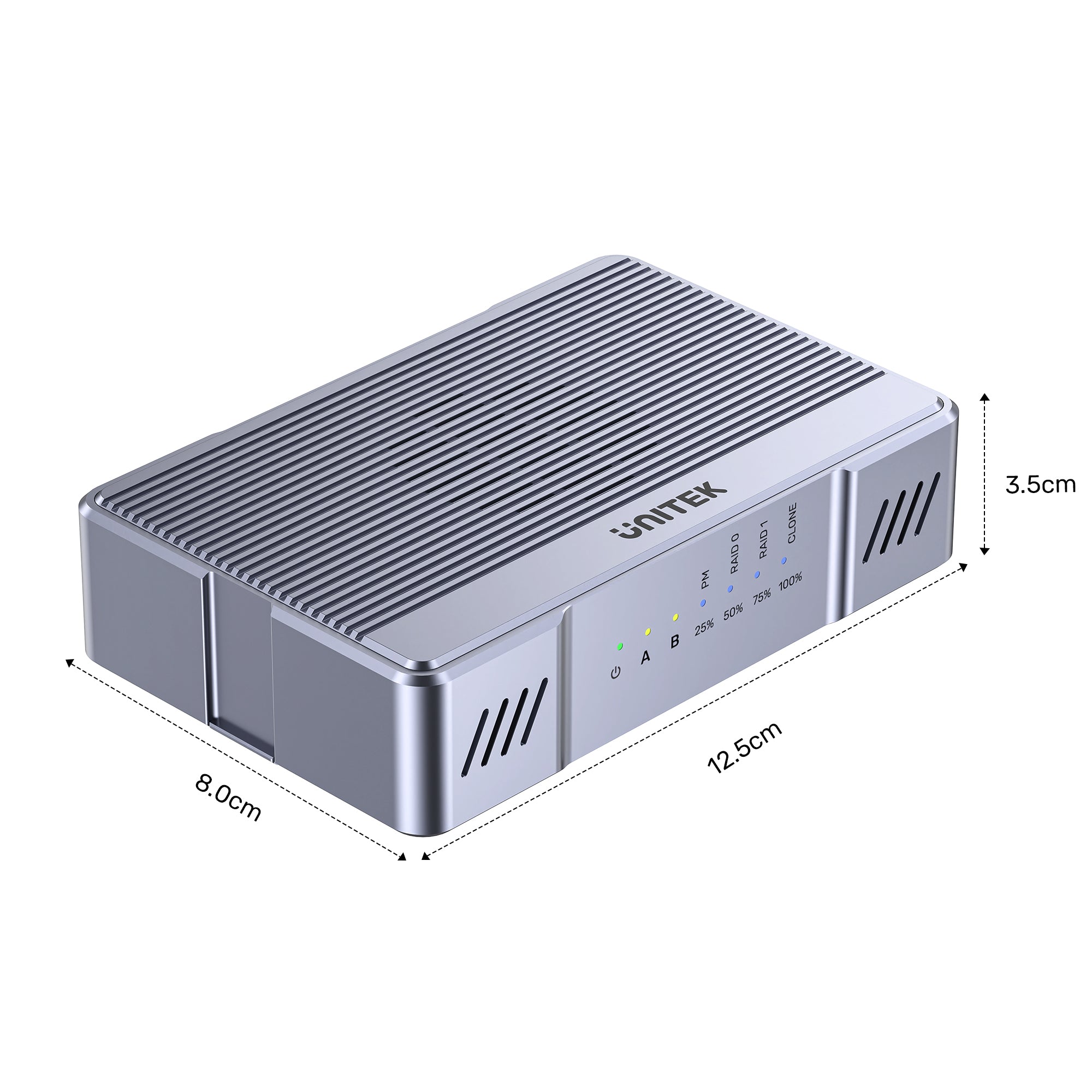 SolidForce 20Gbps Dual Bay RAID M.2 SSD Enclosure