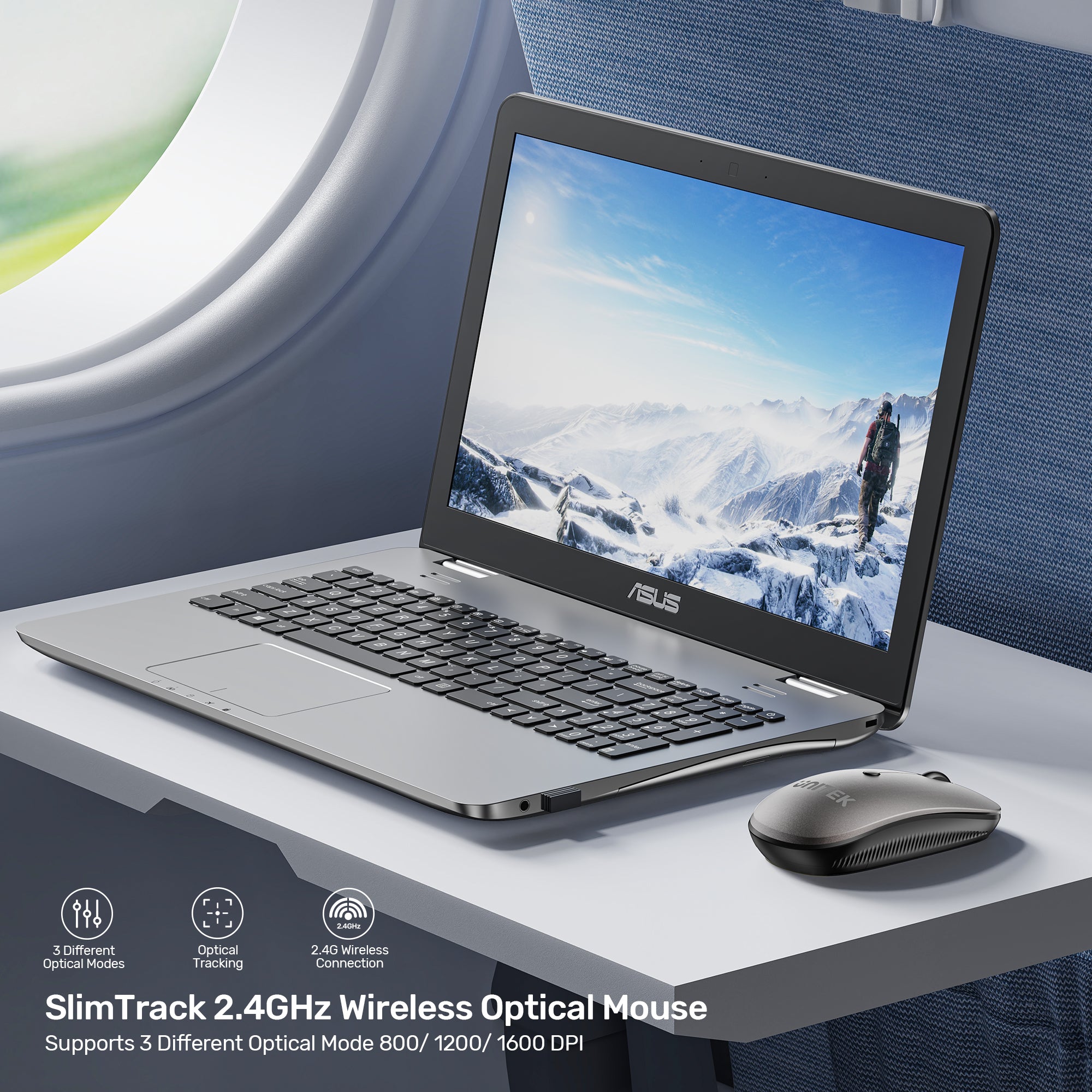 SlimTrack 2.4GHz Wireless Optical Mouse