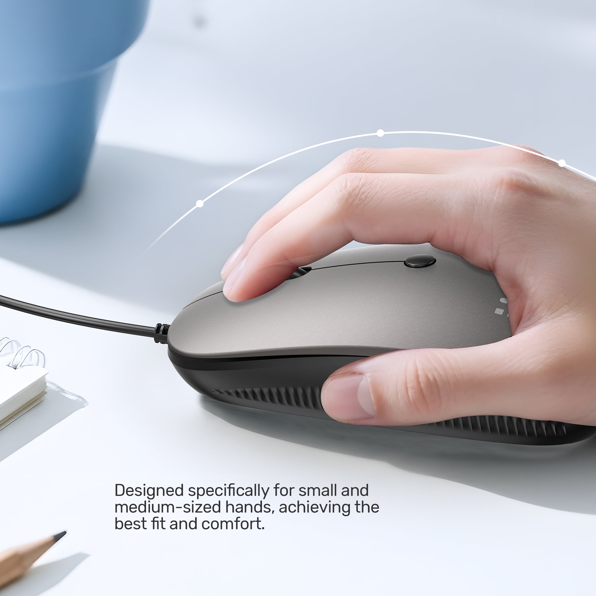 SlimTrack Wired Optical Mouse