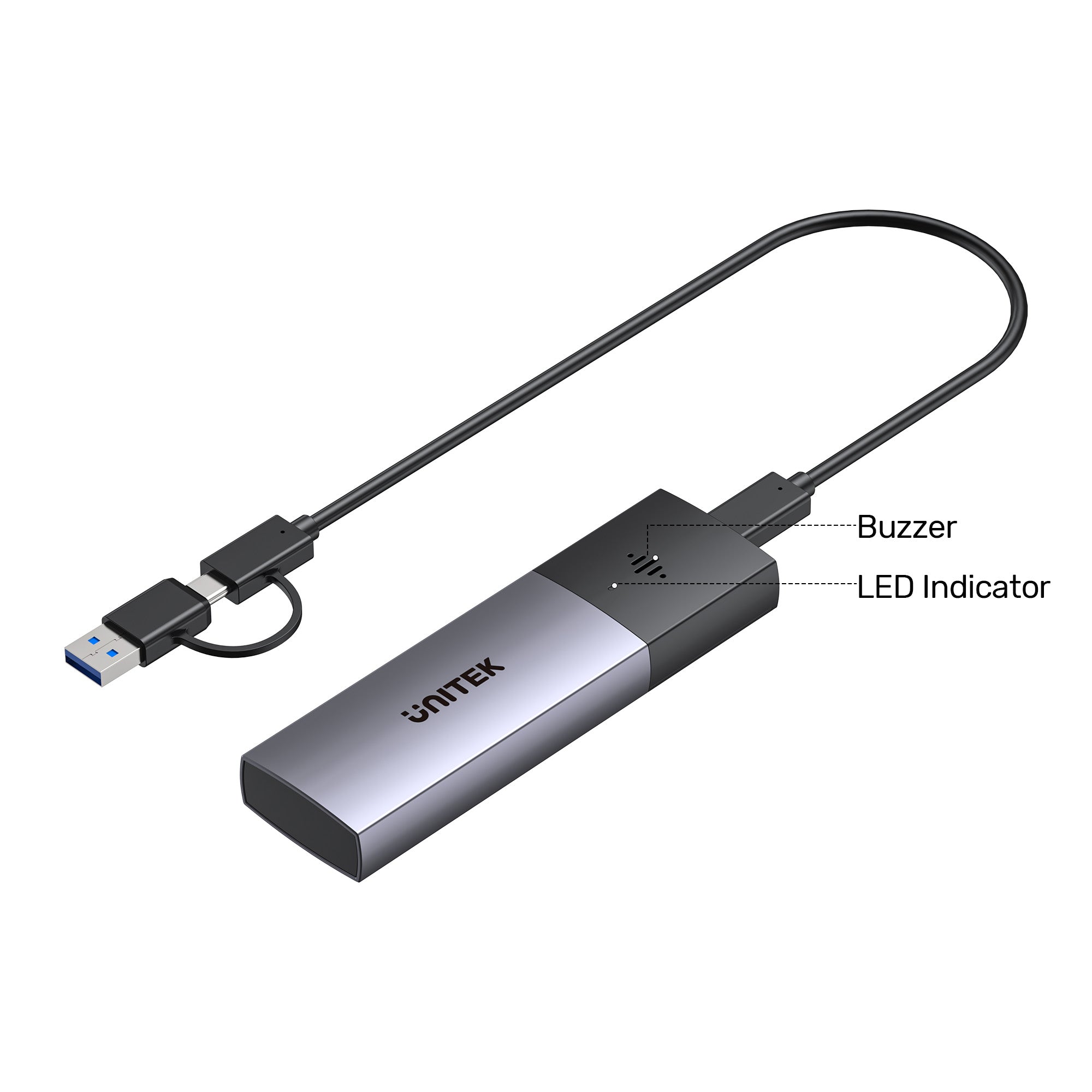 SolidForce スマート アンチロス M.2 SSD エンクロージャ