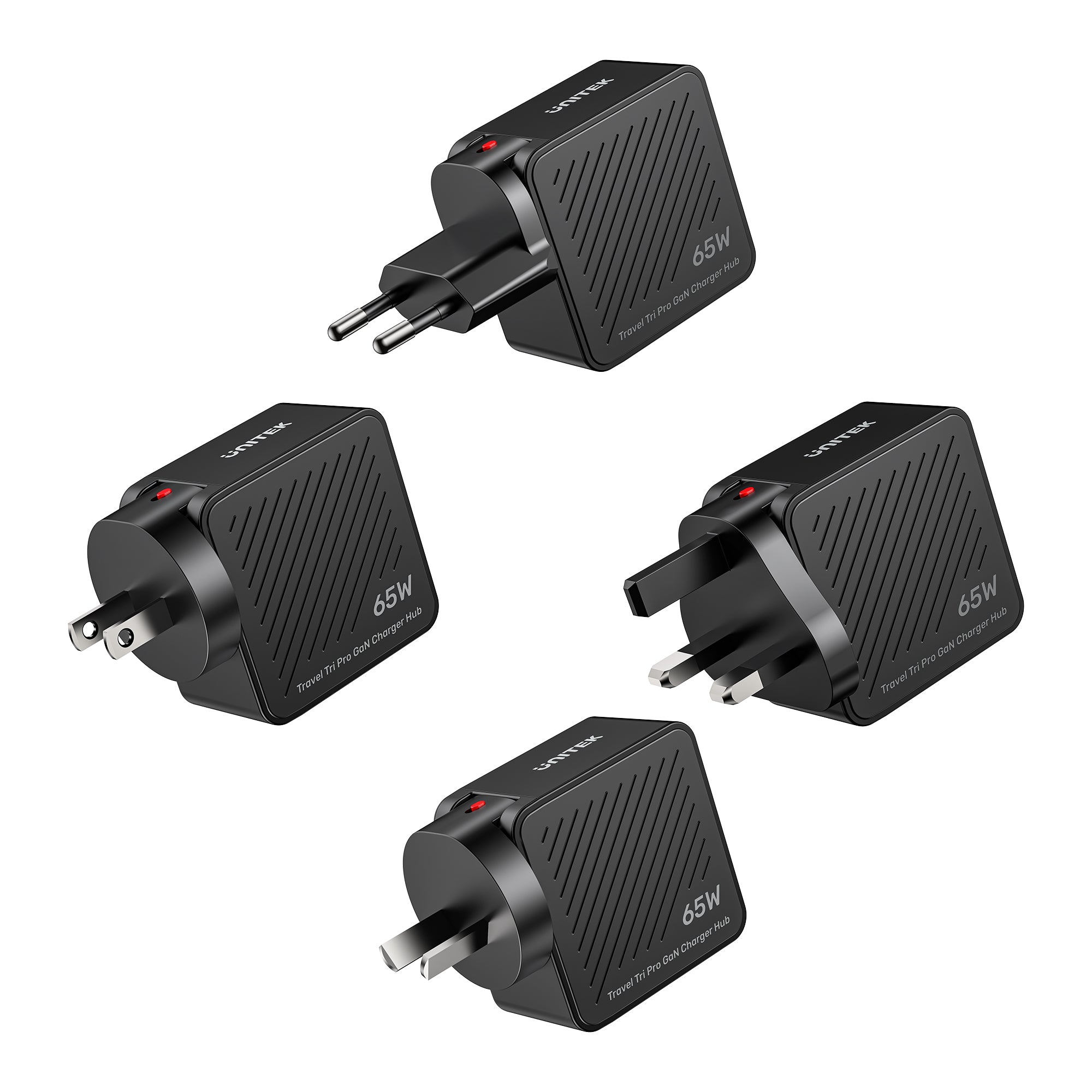 Travel Tri Pro 65W 3-in-1 GaN Charger Hub