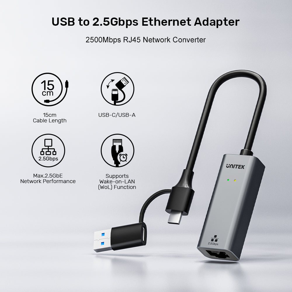 USB to 2.5Gbps Ethernet Adapter