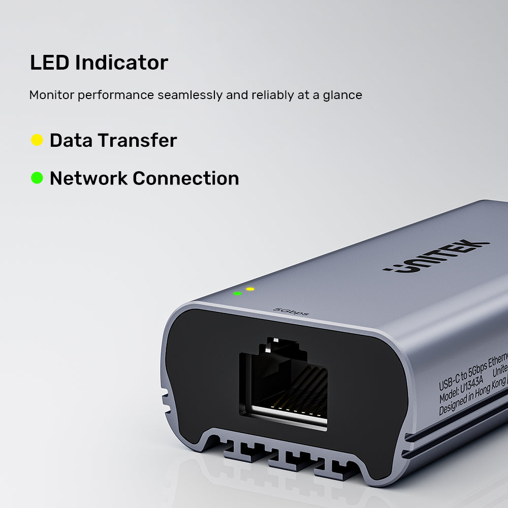 USB-C to 5Gbps Ethernet Adapter