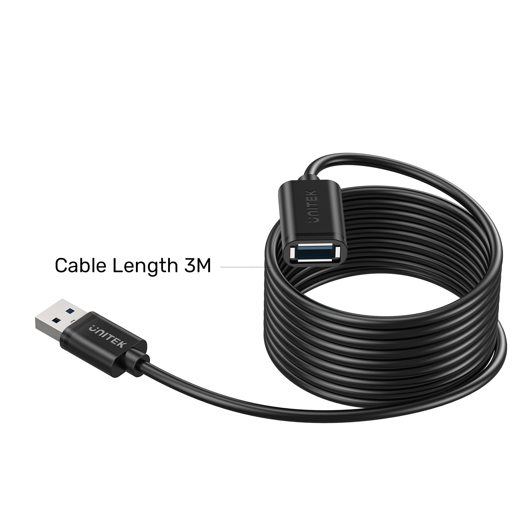 USB3.0 Male to Female Extension Cable