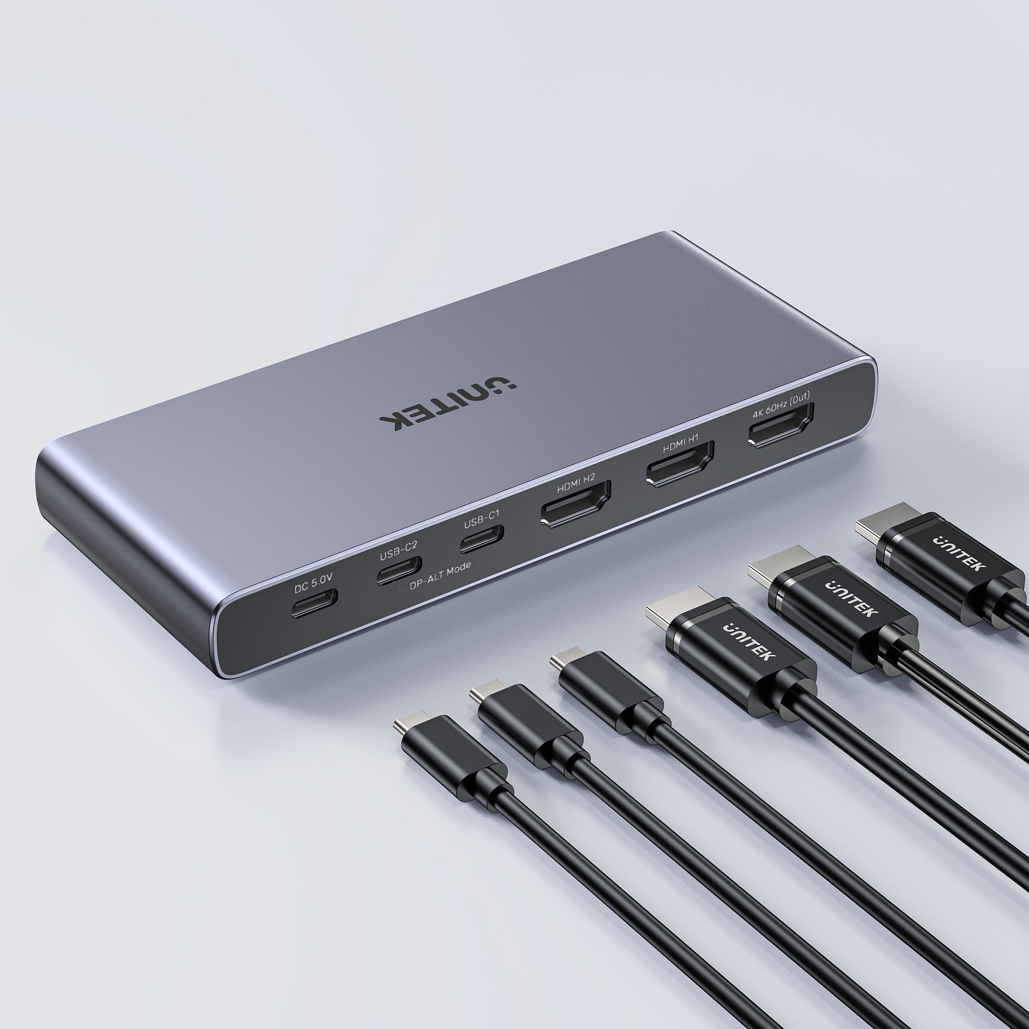 4K HDMI/ USB-C 스위치 4 입력 1 출력