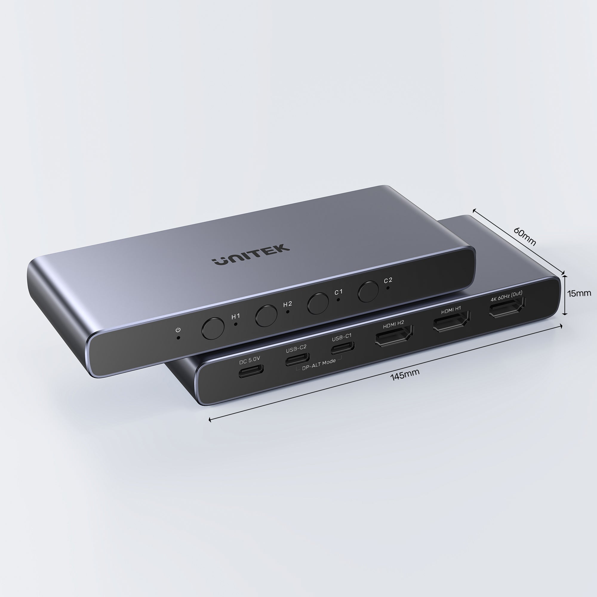 4K HDMI/ USB-C 스위치 4 입력 1 출력