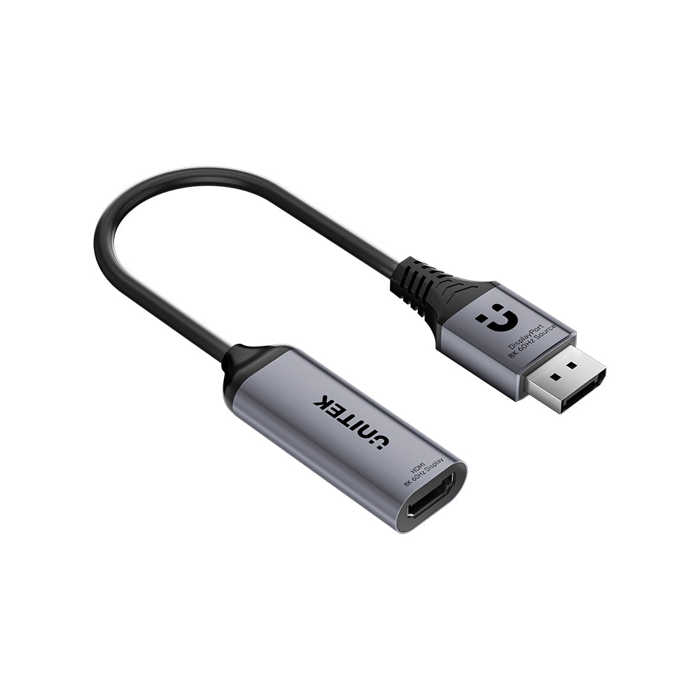 8K 60Hz DisplayPort to HDMI 2.1 Adapter
