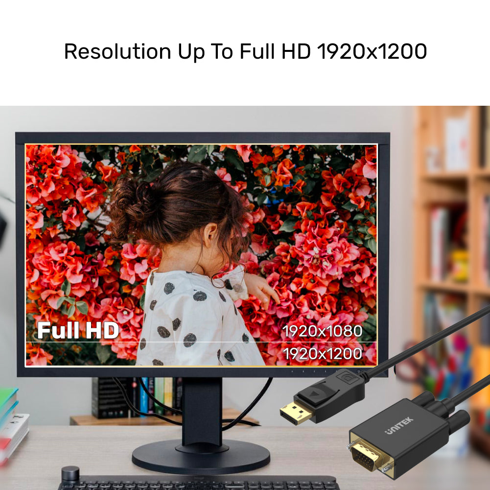 DisplayPort to VGA Cable