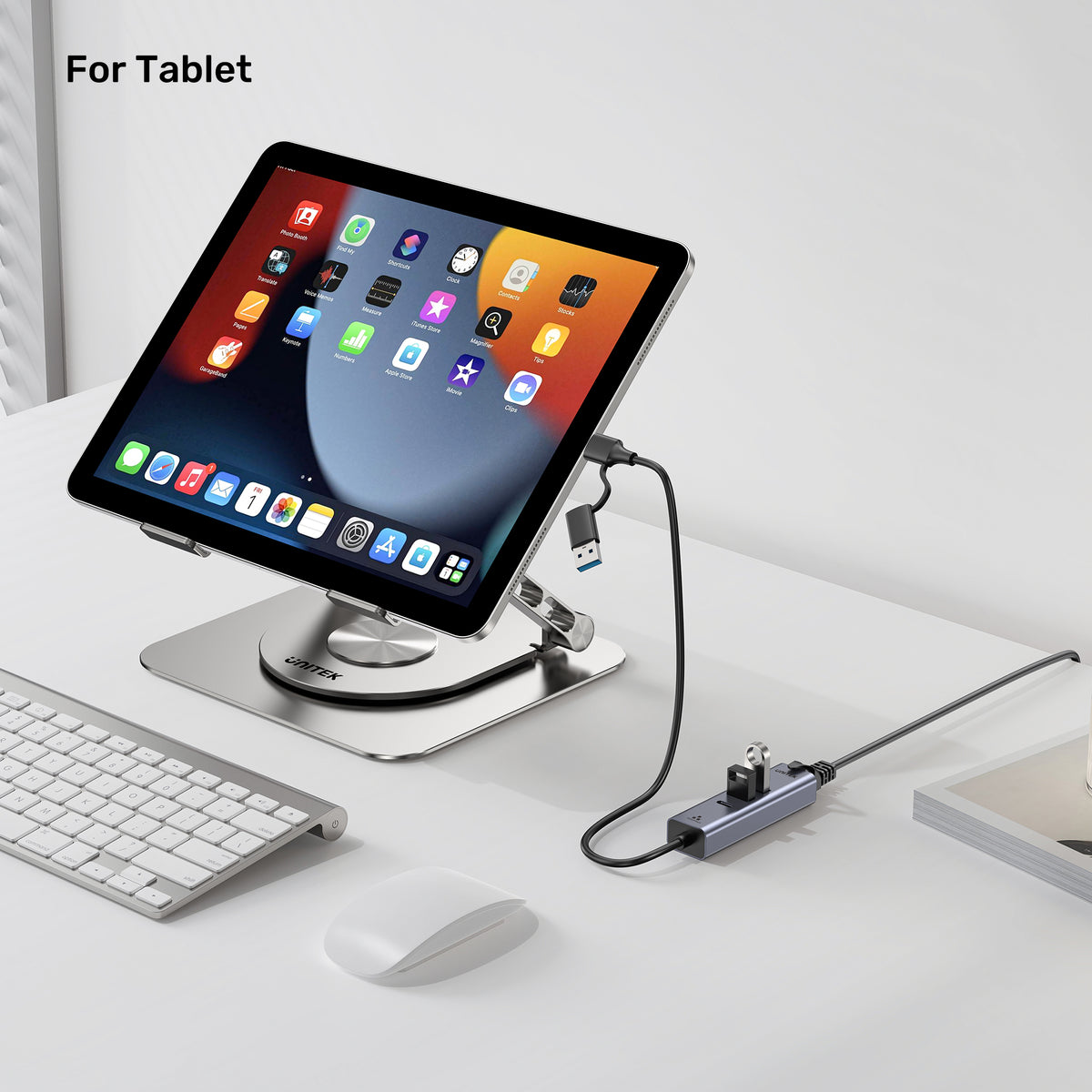 uHUB Q4+ Ethernet Hub (2x USB-A, 1x USB-C Port)