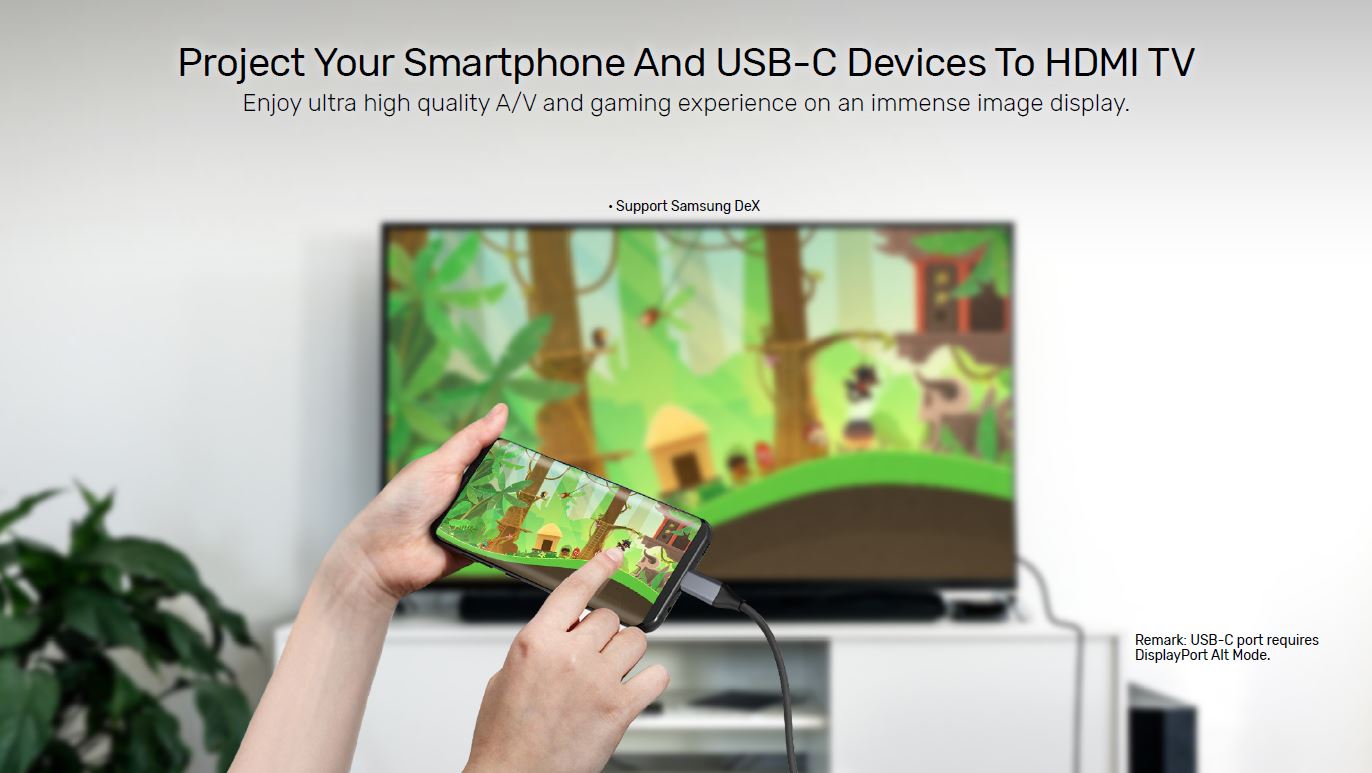 USB-C to HDMI 4K Cable 1.8M
