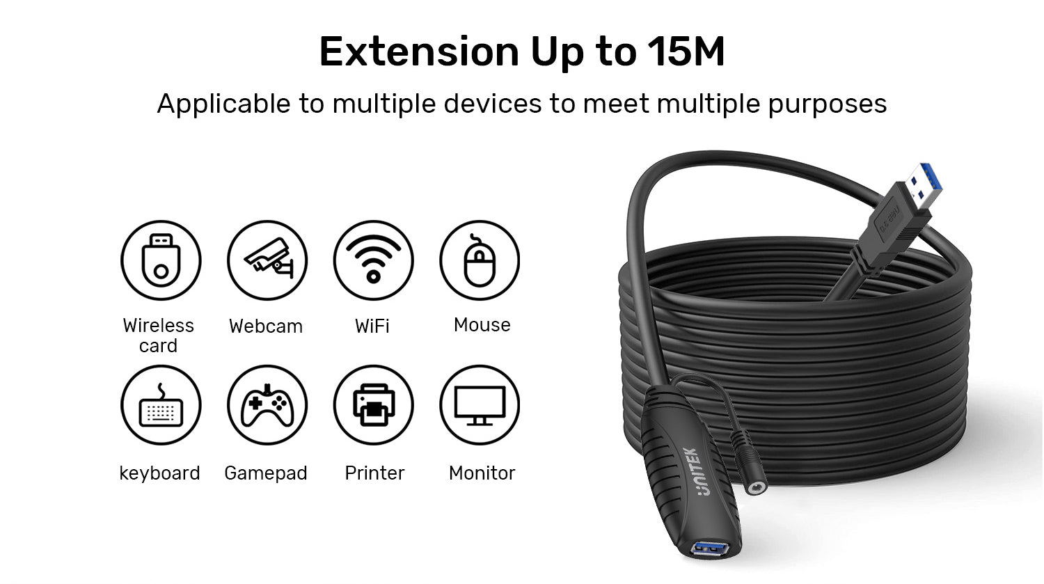 USB 5Gbps Extension Cable