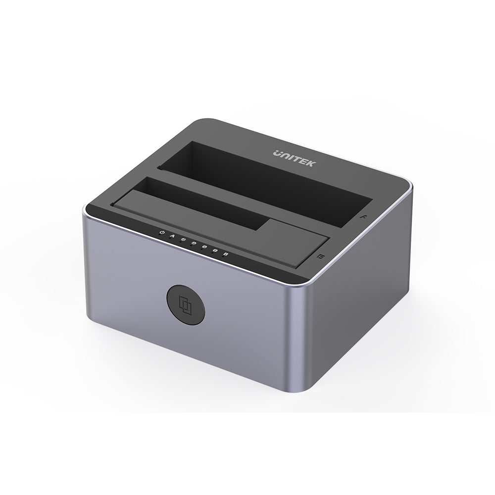 USB 3.0 to SATA III Dual Bay HDD/ SSD Docking Station with UASP & Offline Clone