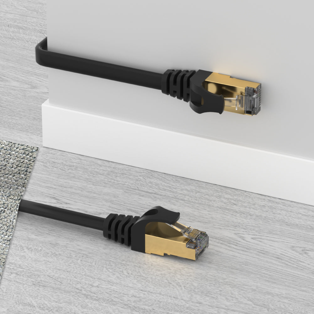 Cat 7 SSTP RJ45 Flat Ethernet Cable over 10M
