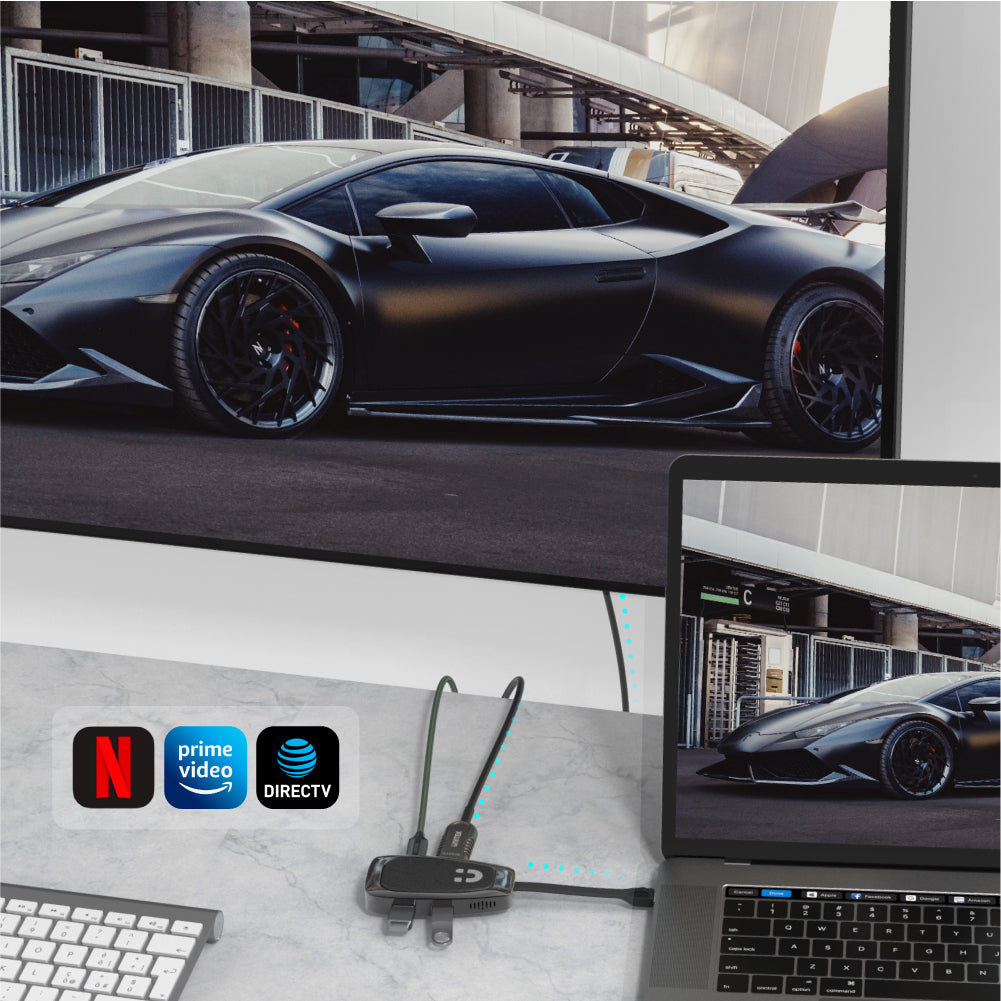 uHUB Q4+ 4-in-1 USB-C Hub with 10Gbps Data, HDMI and PD 100W