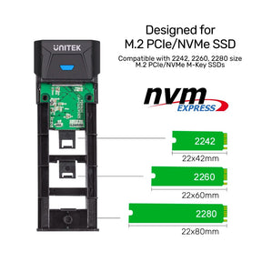 SolidForce PCIe NVMe M.2 SSD 10Gbps Enclosure Lite