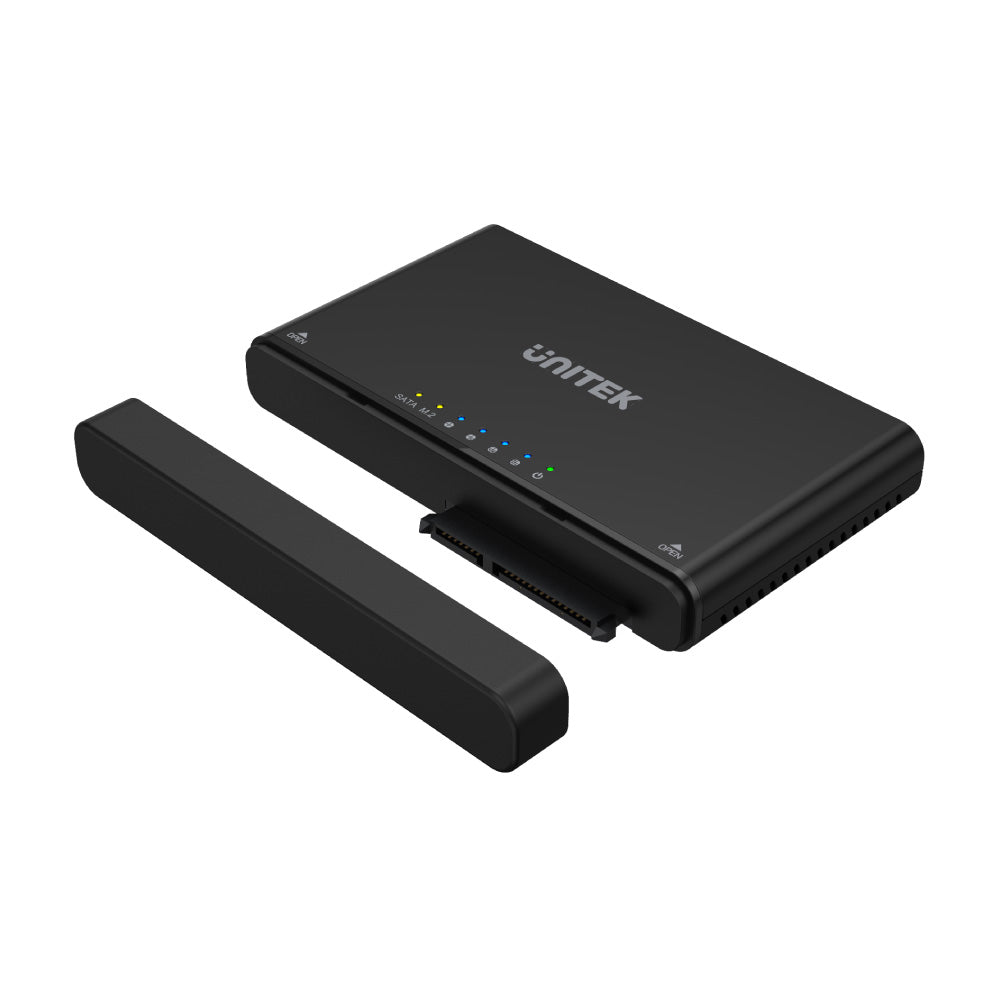 Boîtier Alxum M.2 NVMe/SATA – USB 3.2 10Gbps – Alu – Ouvert Mais Neuf