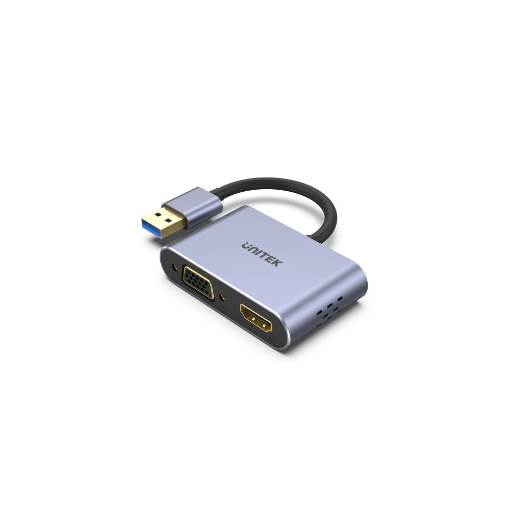 USB to HDMI and VGA Adapter UNITEK