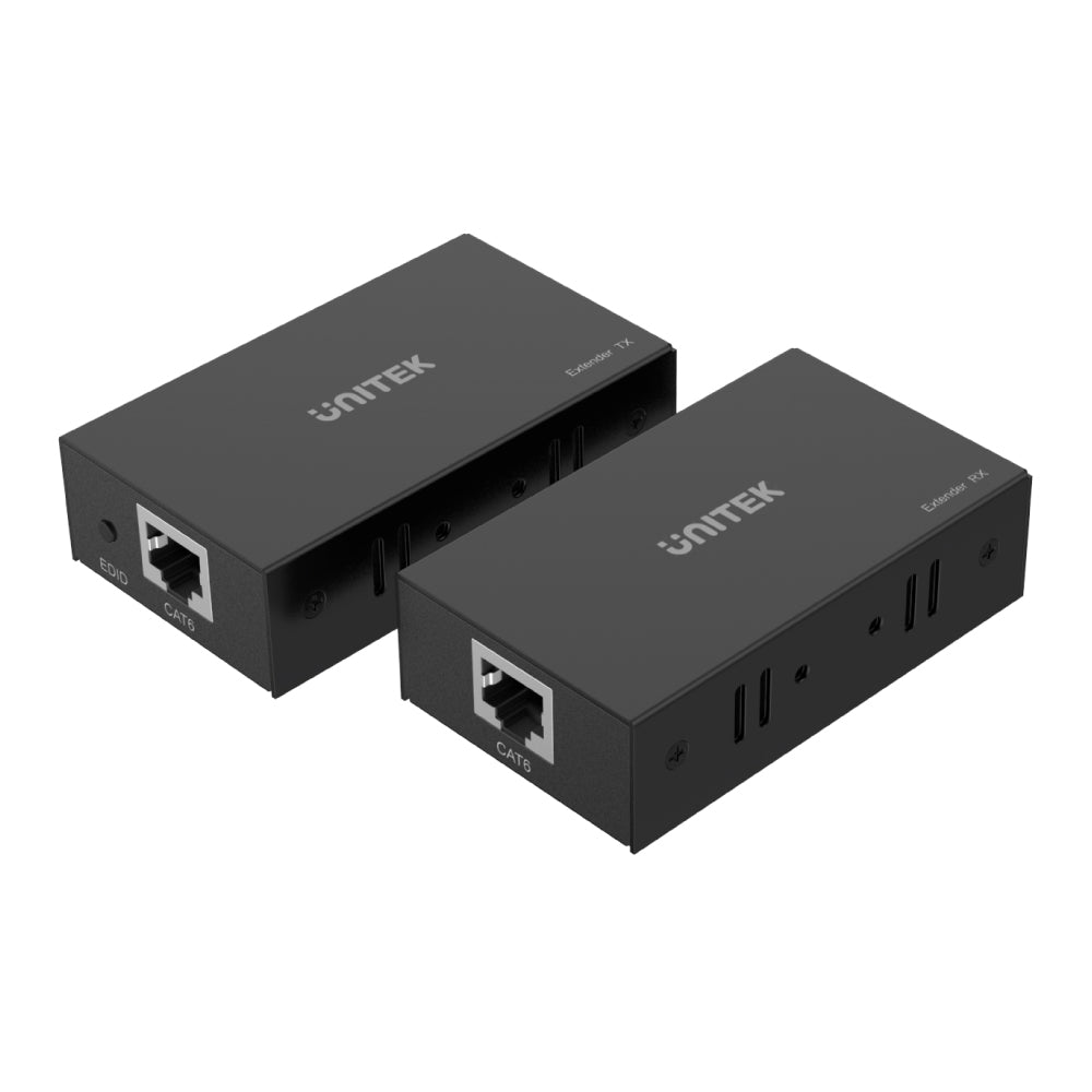 4K HDMI Extender over CAT6/CAT5 Ethernet Cable, 4K 30Hz or 1080p 60Hz Video  Extender, HDMI over Ethernet Cable, HDMI Transmitter and Receiver Kit, IR