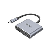 USB C to 4K 60Hz HDMI & Full HD VGA Adapter