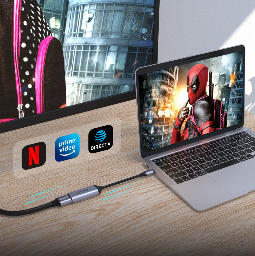 HDCP2.3 対応 8K USB-C - HDMI 2.1 アダプター