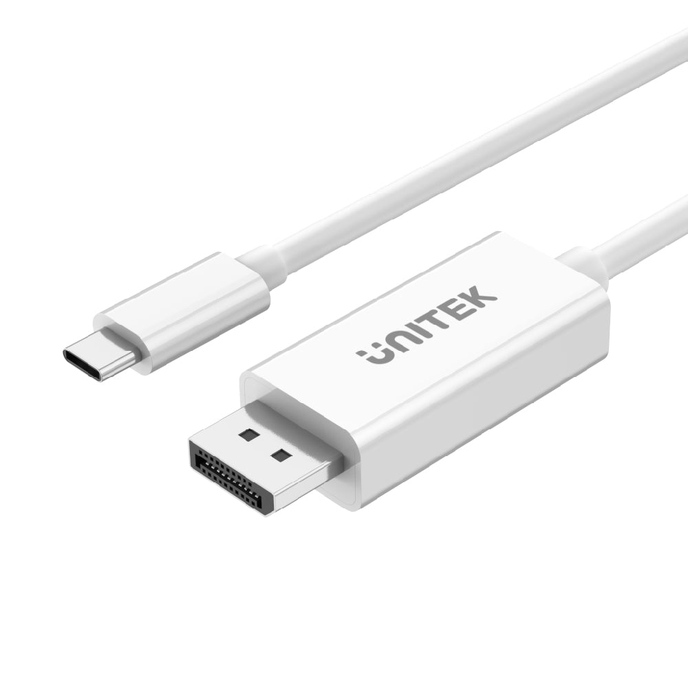 4K 60Hz USB-C to DisplayPort 1.2 Cable in White