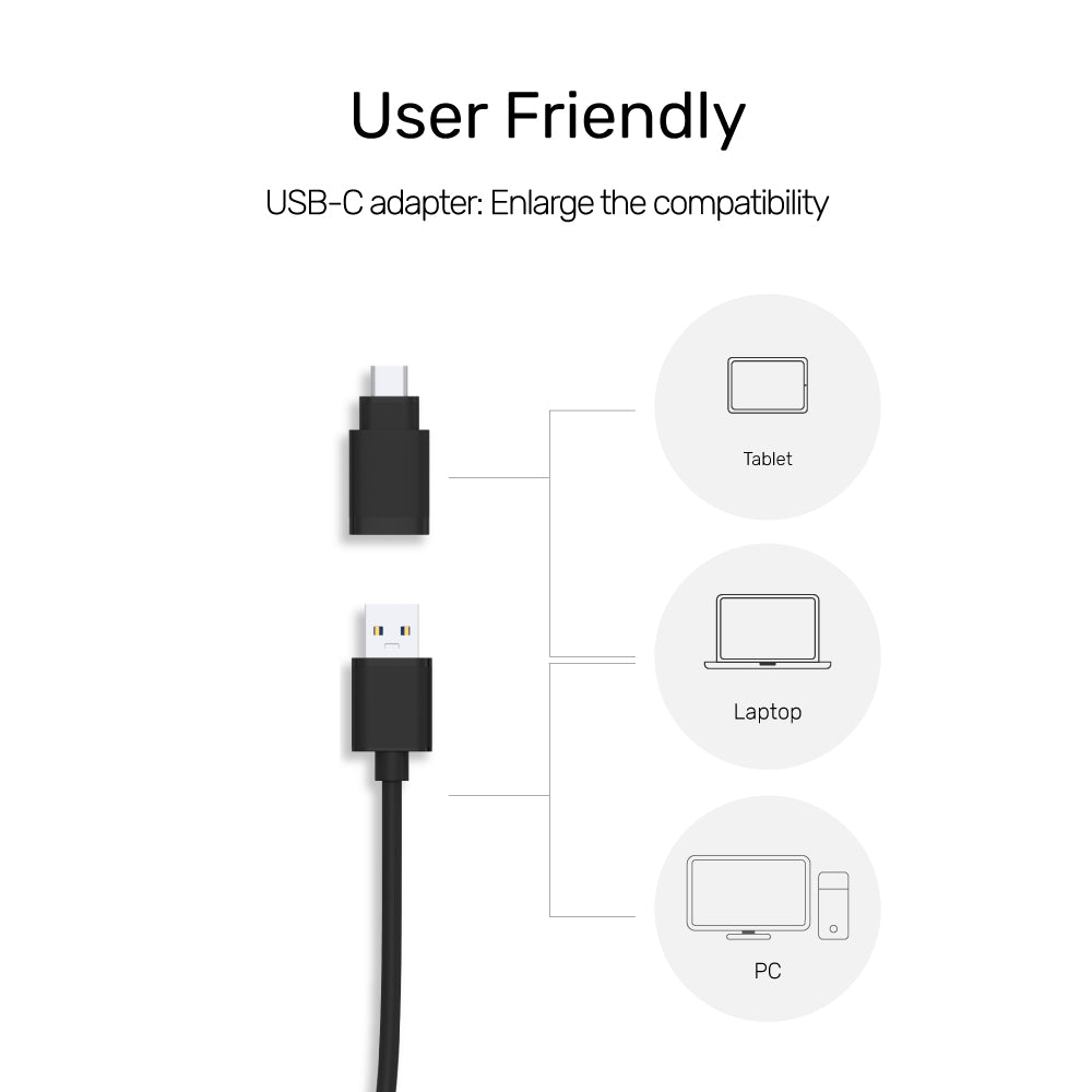 4-in-1 USB 3.0 Ethernet Hub with USB-C Adapter4-in-1 USB 3.0 Ethernet Hub with USB-C Adapter